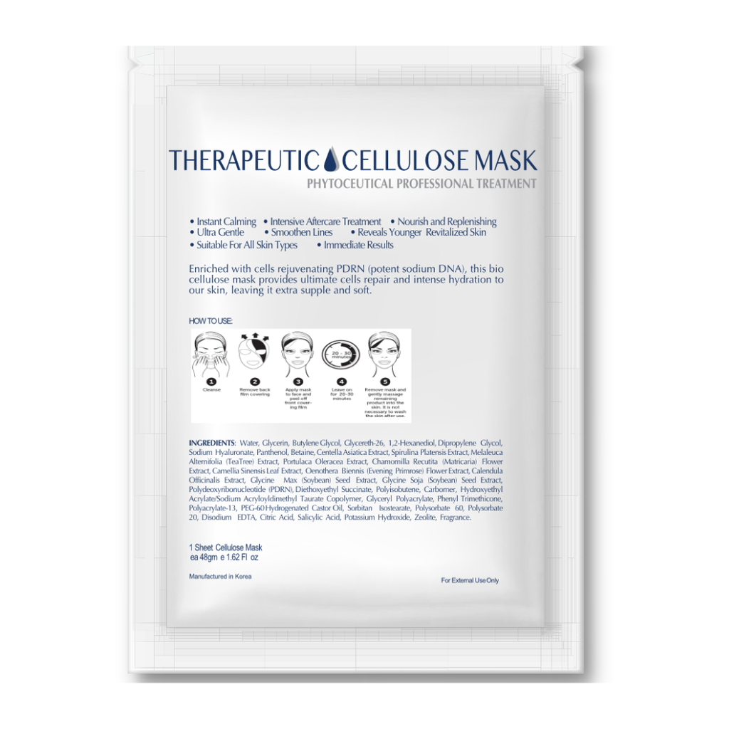 PHYTOLENE Therapeutic Cellulose Mask /sheet (48gm e 1.62 fl oz)